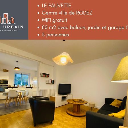 Appartamento Le Fauvette Rodez Esterno foto